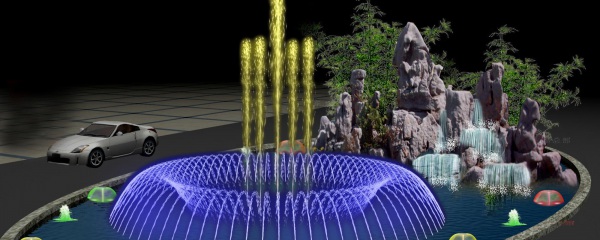 西安喷泉公司关于喷泉水景造型
