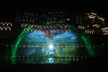 六通喷泉公司-延安万达城水幕光影秀