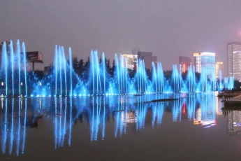 六通喷泉公司-西安永阳公园音乐喷泉工程