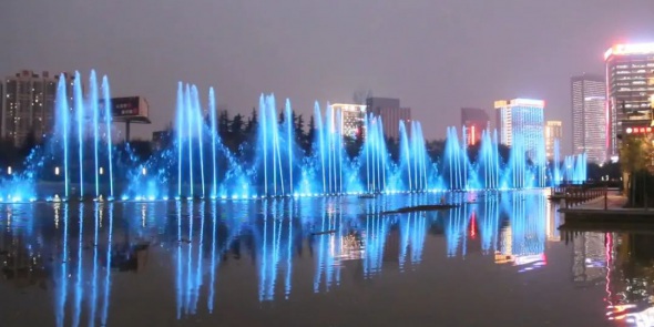 西安永阳公园音乐喷泉