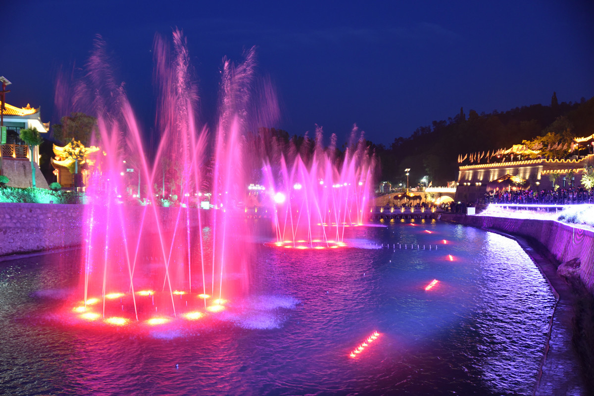大水川国际旅游景区大型音乐喷泉