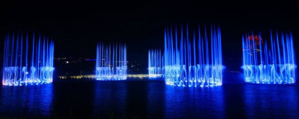 大型音乐喷泉工程罗汉山景区音乐喷泉
