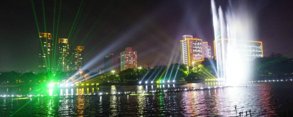 广东省佛山市彩色音乐喷泉