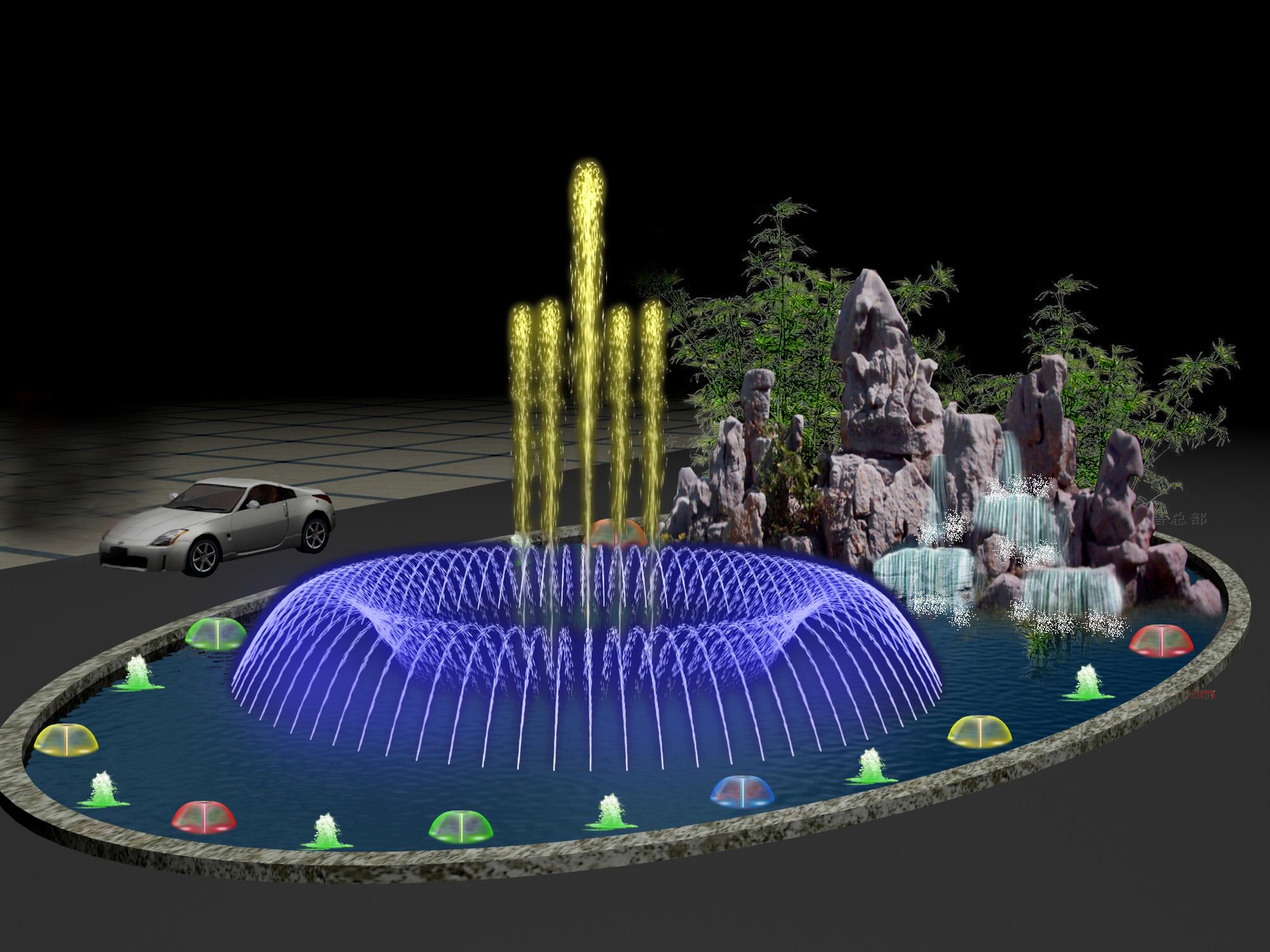 西安喷泉公司关于喷泉水景造型