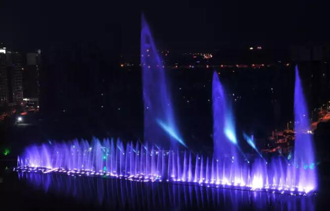 湖面音乐喷泉设计