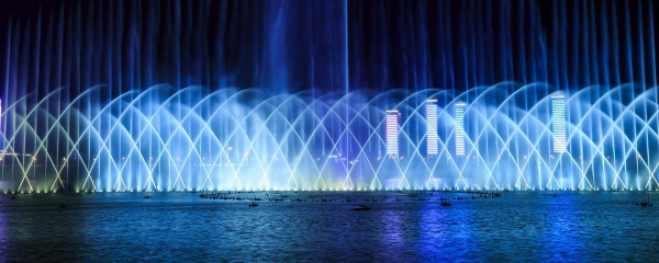 广场湖面音乐喷泉改造提升