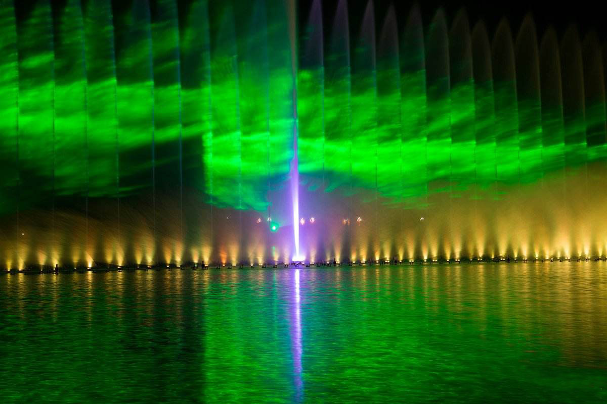 奥体公园音乐喷泉